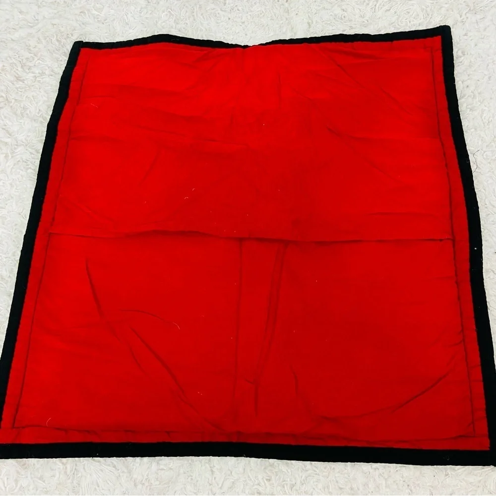 Apt. 9 set of two black Quilted Fabric pillow sham 26 X 26